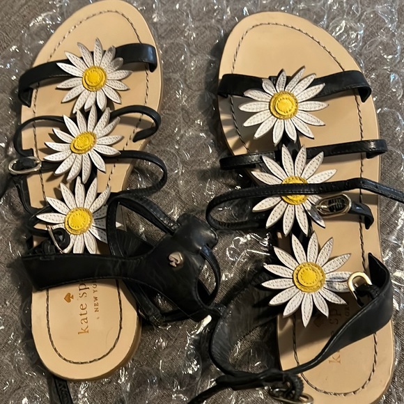 kate spade Shoes - Kate Spade Collin Daisy Sunflower T-Strap Sandals
